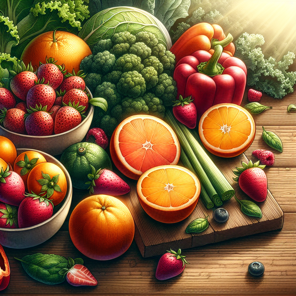 Surse naturale de vitamina C - fructe și legume bogate în vitamina C